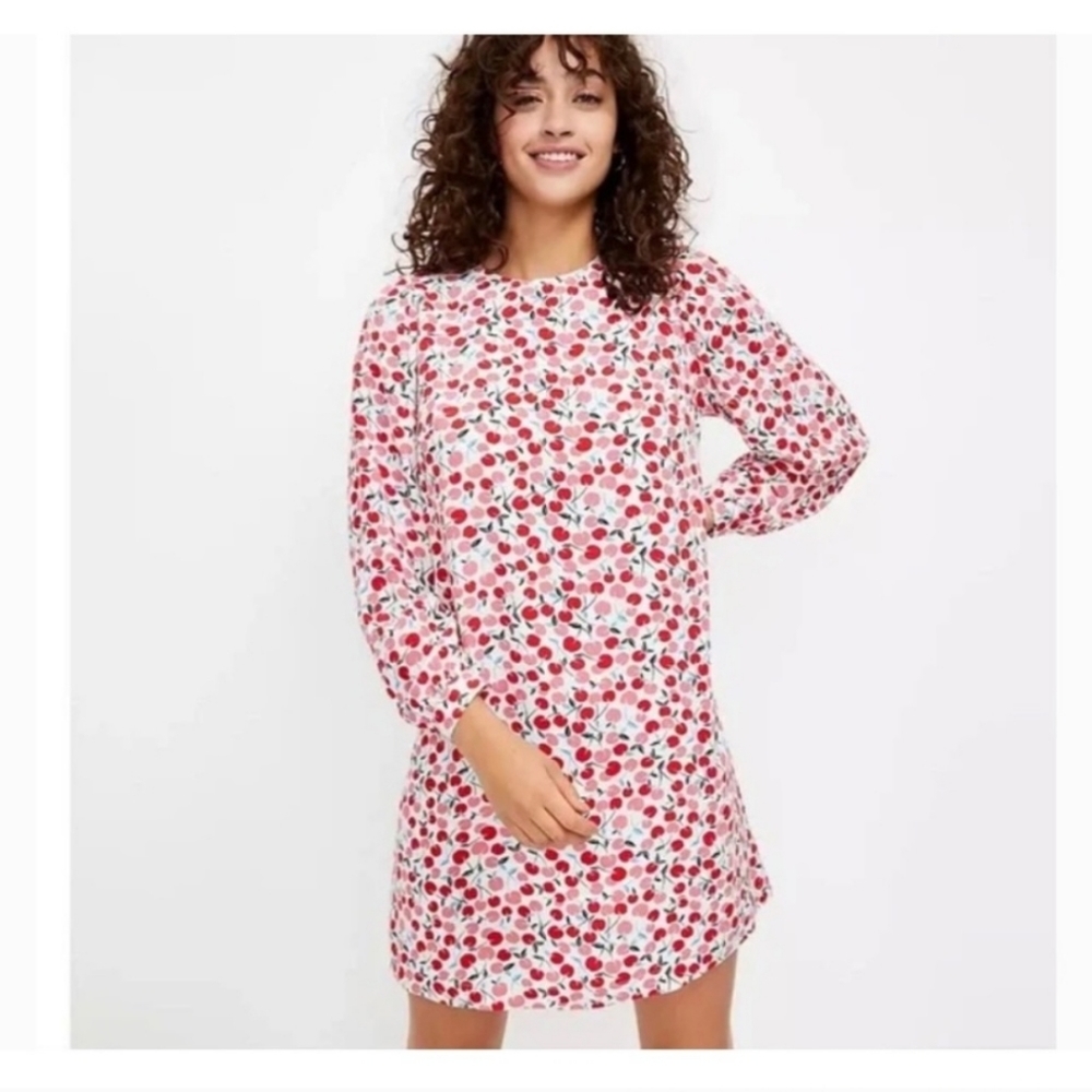 NWT Loft Cherry Dress size XS